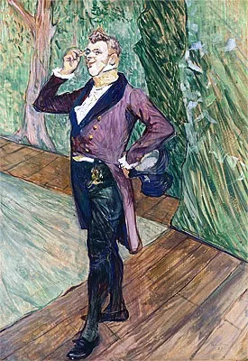 Portrait of M. Samary by Henri De Toulouse-Lautrec - Oil Painting Reproduction