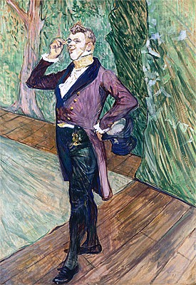 Main Product Photo of Portrait of M. Samary Painting by Henri De Toulouse-Lautrec
