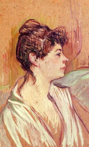 Portrait of Marcelle by Henri De Toulouse-Lautrec - Oil Painting Reproduction