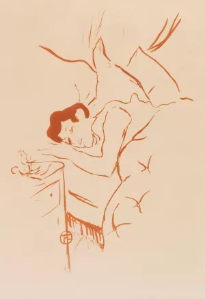 Ta bouche by Henri De Toulouse-Lautrec Oil Painting