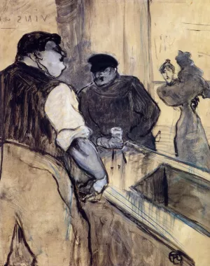 The Bartender by Henri De Toulouse-Lautrec Oil Painting