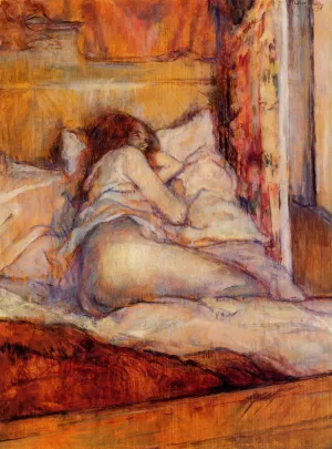 The Bed by Henri De Toulouse-Lautrec Oil Painting