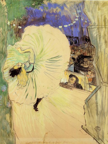 The Cartwheel by Henri De Toulouse-Lautrec - Hand-Painted Oil Painting Reproduction