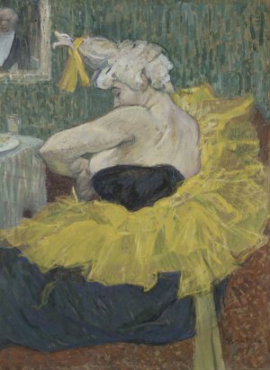 The Clown Cha-U-Kao by Henri De Toulouse-Lautrec Oil Painting