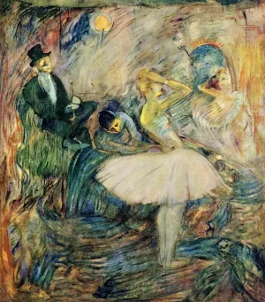 The Dancer in Her Dressing Room by Henri De Toulouse-Lautrec Oil Painting