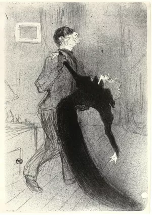The Fainting Fit by Henri De Toulouse-Lautrec Oil Painting