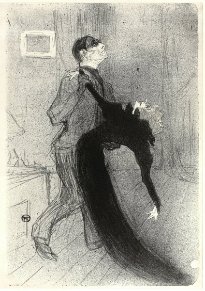 Main Product Photo of The Fainting Fit  Painting by Henri De Toulouse-Lautrec