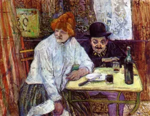 The Last Crumbs also known as A la Mie by Henri De Toulouse-Lautrec Oil Painting
