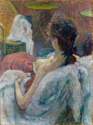 The Model Resting by Henri De Toulouse-Lautrec Oil Painting