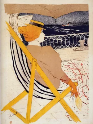 The Passenger in Cabin 54 also known as The Cruise by Henri De Toulouse-Lautrec Oil Painting