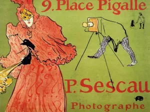 The Photagrapher Sescau by Henri De Toulouse-Lautrec Oil Painting