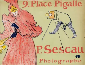The Photographer Sescau by Henri De Toulouse-Lautrec Oil Painting