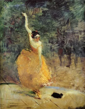 The Spanish Dancer by Henri De Toulouse-Lautrec Oil Painting