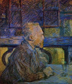 Vincent van Gogh by Henri De Toulouse-Lautrec Oil Painting