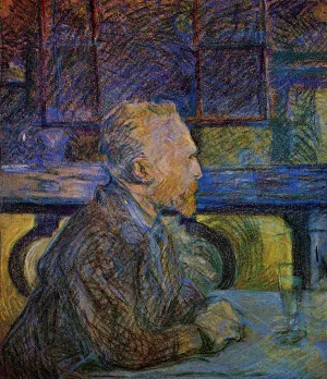 Vincent van Gogh by Henri De Toulouse-Lautrec - Oil Painting Reproduction
