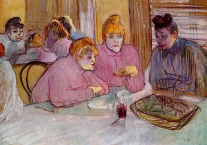 Woman in a Brothel by Henri De Toulouse-Lautrec Oil Painting
