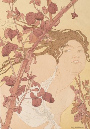 In the Brambles by Henri Detouche Oil Painting