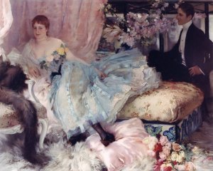 After the Ball by Henri Doucet Oil Painting