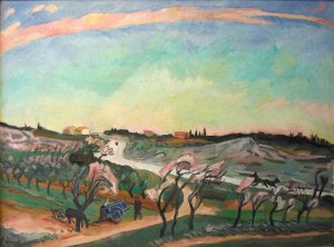 The Road to Nimes by Henri Doucet Oil Painting