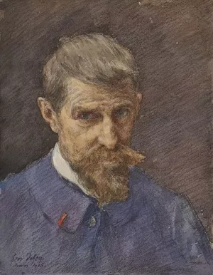 Self Portrait 2 painting by Henri Duhem