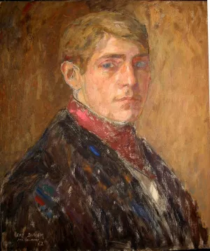 Self Portrait 3 by Henri Duhem - Oil Painting Reproduction