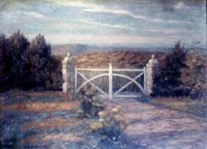 The Gate by Henri Duhem - Oil Painting Reproduction