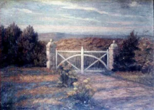 The Gate Oil painting by Henri Duhem