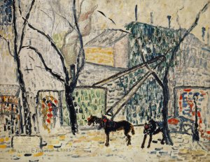 Boulevard by Henri-Edmond Cross Oil Painting