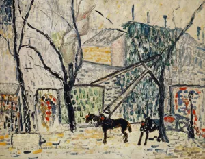 Boulevard by Henri-Edmond Cross Oil Painting