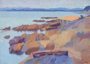 Calanque des Antibois by Henri-Edmond Cross Oil Painting