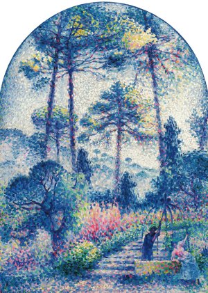 Le Jardin En Provence by Henri-Edmond Cross Oil Painting