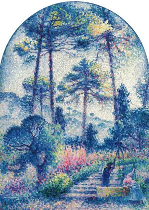 Le Jardin En Provence by Henri-Edmond Cross Oil Painting