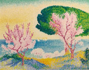 Printemps Rose by Henri-Edmond Cross Oil Painting