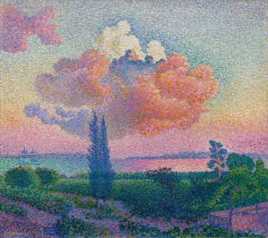 The Rose Cloud by Henri-Edmond Cross Oil Painting