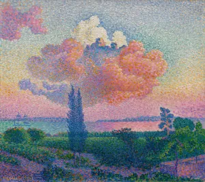 The Rose Cloud by Henri-Edmond Cross Oil Painting