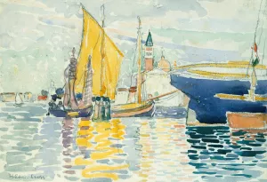 Venice-The Giudecca by Henri-Edmond Cross Oil Painting