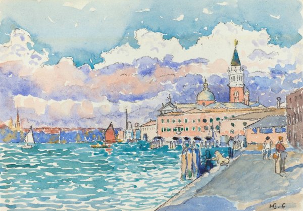 Venice  by Henri-Edmond Cross - Hand-Painted Oil Painting Reproduction