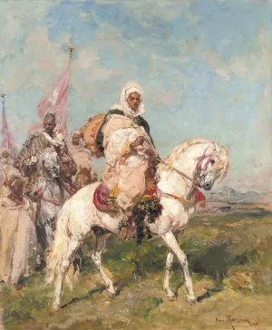 The Desert Escort by Henri Emilien Rousseau Oil Painting