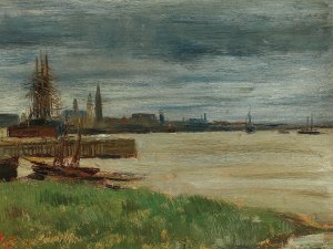Anvers, Le fleuve by Henri Evenepoel Oil Painting