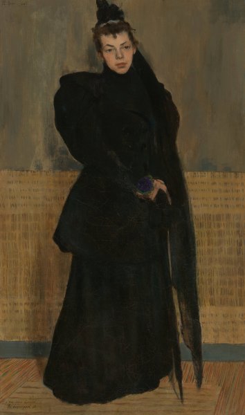Louise in Mourning  by Henri Evenepoel - Hand-Painted Oil Painting Reproduction