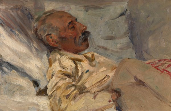 My Ill Grandfather  by Henri Evenepoel - Hand-Painted Oil Painting Reproduction