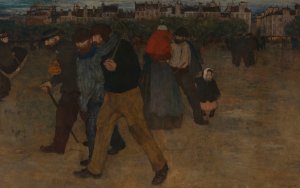 Returning from Work at Sunset by Henri Evenepoel Oil Painting