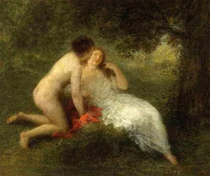 Bathers also known as The Secret painting by Henri Fantin-Latour