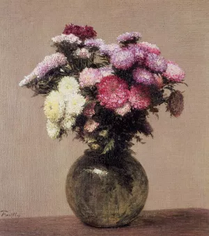 Daisies by Henri Fantin-Latour - Oil Painting Reproduction