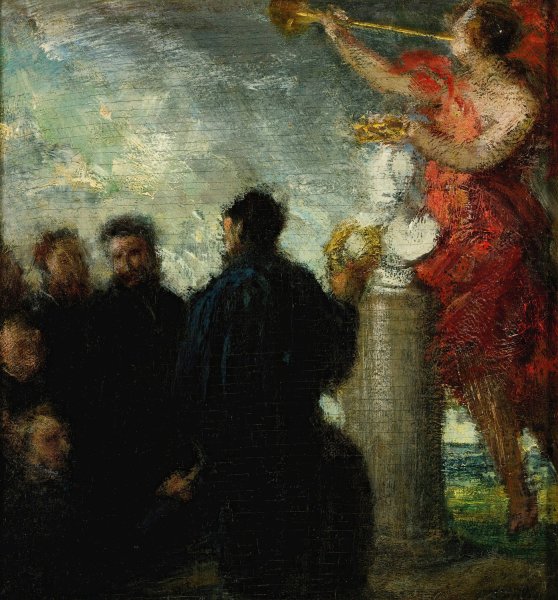 Main Product Photo of Hommage a Eugene Delacroix  Painting by Henri Fantin-Latour