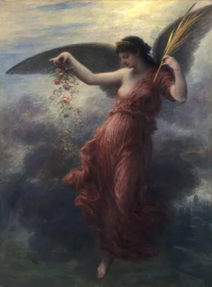 Immortality painting by Henri Fantin-Latour