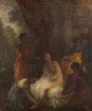 La Toilette by Henri Fantin-Latour Oil Painting