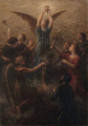 Le Graal. Prelude de Lohengrin by Henri Fantin-Latour Oil Painting