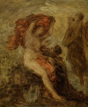 L'Homme entre le Vice et la Vertu by Henri Fantin-Latour Oil Painting