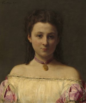 Mademoiselle de Fitz-James by Henri Fantin-Latour Oil Painting